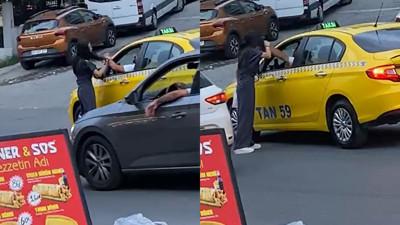 Esenyurt'ta tartıştığı kızı yumruk atarak bayıltan taksiciye gözaltı