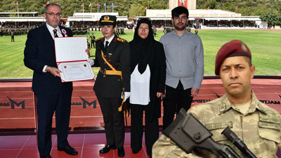 Şehit Ömer Halisdemir'in kızı Elif Nur teğmen oldu