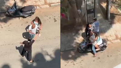 Adana'da bir anne, kızını sokakta bıçakla kovaladı