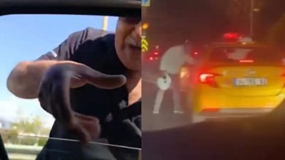 İstanbul'da trafik kavgaları bitmiyor: Biri aracı yumrukladı biri kaskla camı kırmaya çalıştı