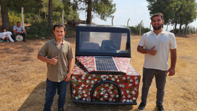13 yaşında, güneş enerjisi ile çalışan arazi aracı yaptı