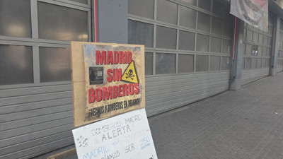 Madrid'de Orman İtfaiyecileri Süresiz Grevde