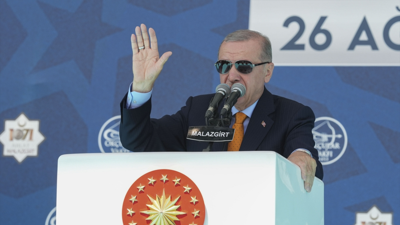 Cumhurbaşkanı Erdoğan Malazgirt Zaferi'nin 954. Yıl Dönümü Kutlama Programı'nda