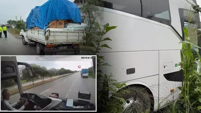 Samsun'da 2 kişinin hayatını kaybettiği kazanın dehşet verici görüntüleri