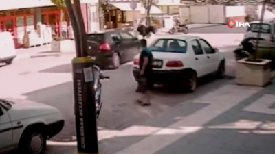 Burdur’da otomobilin çarptığı genç metrelerce havaya savruldu