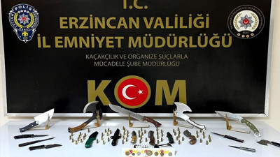 Erzincan'da Tarihi Eser Kaçakçılığı Operasyonu