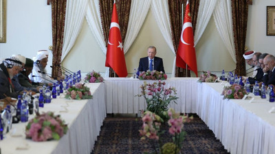 Cumhurbaşkanı Erdoğan Dünya Müslüman Alimler Birliği Heyetini Ağırladı
