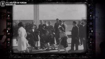 Bakan Ersoy paylaştı: Atatürk'ün hiç gün yüzüne çıkmamış görüntüleri!