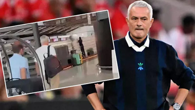Jose Mourinho, İstanbul’dan tek başına ayrıldı
