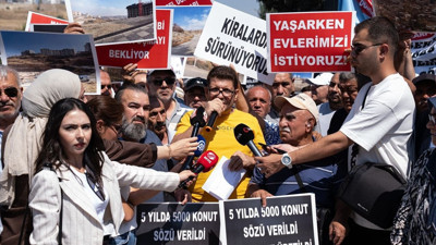 Mamak'ta Kentsel Dönüşüm Mağdurları Seslerini Yükseltti