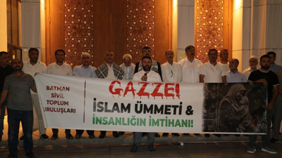 Batman'da İsrail Saldırılarına Protesto