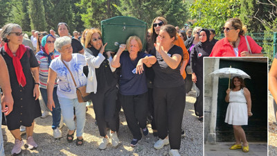 Kayınpederi ve eşi tarafından öldürülen Başak'ın cenazesini kadınlar taşıdı