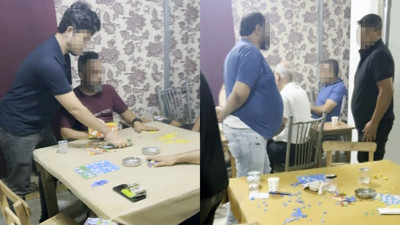 Adana'da çift çelik kapılı kumarhaneye 'koçbaşı' ile baskın: 49 şahıs yakalandı