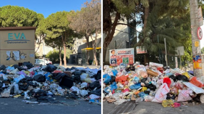 Buca Belediyesi ile işçiler uzlaştı; çöp dağları yerinde duruyor