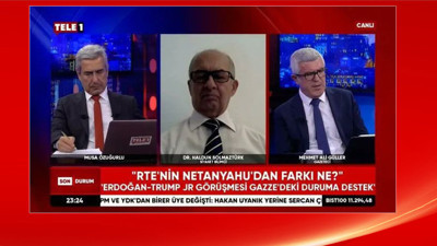 Alt bantta Cumhurbaşkanı Erdoğan ile Netanyahu'yu kıyaslayan Tele 1'e soruşturma!
