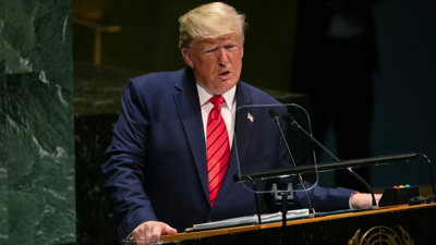 Donald Trump'tan Genel Kurul'da ilginç sözler: 'BM bana çalışmayan merdivenler verdi'