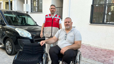 Milli sporcunun çalınan tekerlekli sandalyesi, aynı günteslim edildi