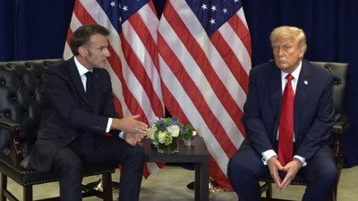 Trump ve Macron arasında Filistin anlaşmazlığı