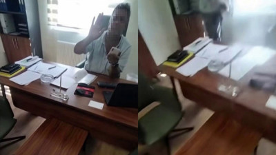 Şantiye şefinin üzerine kaynar su döken kadın tutuklandı