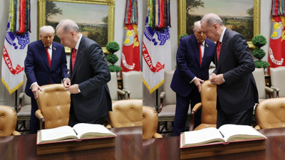 Trump’tan Cumhurbaşkanı Erdoğan’a sandalye jesti