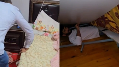 15 yıl kesinleşmiş hapis cezası bulunan cezaevi firarisi, bazanın altında yakalandı