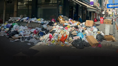 Karşıyaka'da eylem bitti; çöpler bugün de toplanmadı