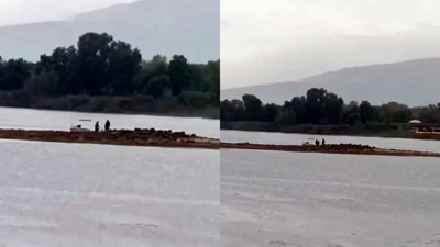 Sapanca'da gizemli taş yapı tekrar ortaya çıktı: Kazma-kürekle bölgeye gidenler merak uyandırdı