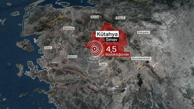 Simav'da 17 saatte 234 artçı deprem