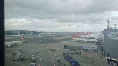 İstanbul'da havada fırtına paniği