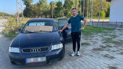 10 çuval fındık getirene araba