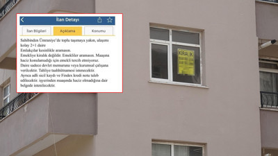 Ticaret Bakanlığından "emekliye kiralık değildir" ilanına para cezası