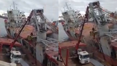 Tuzla'da bakıma alınan gemi yan yattı: 1 ölü