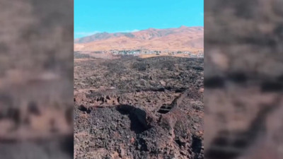 Atlı jandarma timi Tendürek Dağı eteklerinde devriyede
