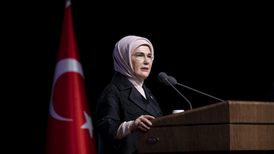 Emine Erdoğan'dan Mersin balığını koruma projesine ilişkin paylaşım