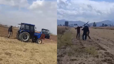 Arazi anlaşmazlığı büyüdü! Kızının gözü önünde babayı darp ettiler