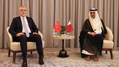 Bakan Işıkhan, Katarlı mevkidaşı Al Marri ile görüştü