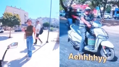 Motorunu insanların üzerine süren şahsa gözaltı! Takipçi kazanmak için yaptığı editler sabrınızı taşıracak