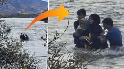 Piknik yaparken boğuluyorlardı: Birbirlerine sarılarak hayatta kaldılar