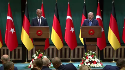 Cumhurbaşkanı Erdoğan ve Merz'den ortak basın açıklaması