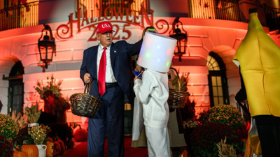 ABD Başkanı Trump, Cadılar Bayramı'nı kutladı