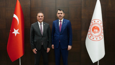 Bakan Kurum, İBB Başkan Vekili Aslan ile bir araya geldi