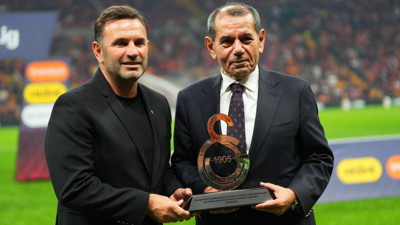 Okan Buruk'a 100. galibiyet plaketi verildi