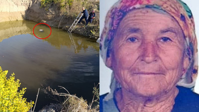 Su dolu çukurdan kadın cesedi çıktı