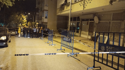 Kartal’da binanın kolonlarında çatlaklar oluştu: Bina tahliye edildi