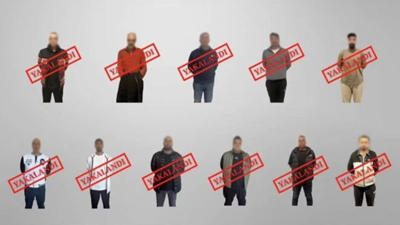 Kırmızı bültenle ve ulusal seviyede aranan 11 kişi yakalandı