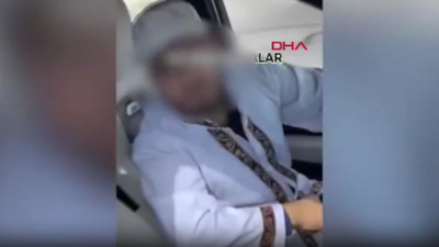 Takke ve cübbe giyip drift attığı görüntüleri takipçileriyle paylaşan sürücüye para cezası