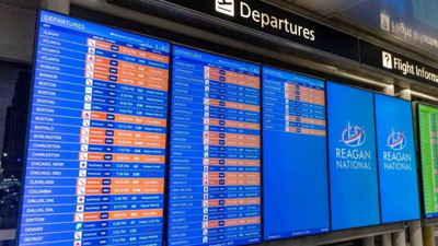 ABD'de hükümetin kapalı olmasından dolayı 1700'den fazla uçuş iptal edildi