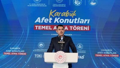 Bakan Kurum Karabük’te temel attı: “Yeni yuvalarımızı önümüzdeki yaz teslim edeceğiz”