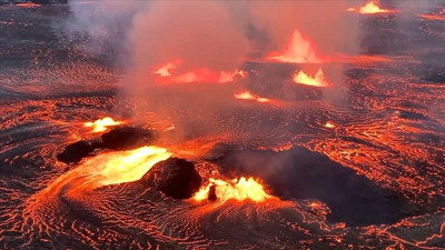 Hawaii’deki Kilauea yanardağı yine patladı: Bu yıl 36. kez faaliyete geçti