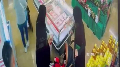 Marketten hırsızlık yapmak isterken suçüstü yakalandı